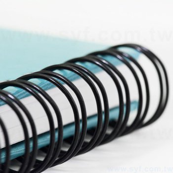 個性三款環裝筆記本-彩色封面黑線圈記事本-可訂製內頁及客製化加印LOGO_7